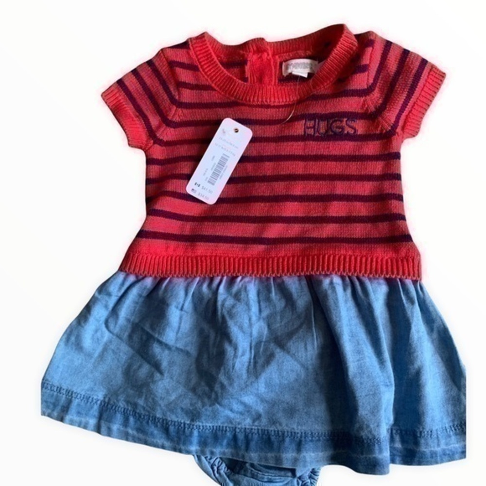Gymboree 2pc HUGS dress and matching diaper cover